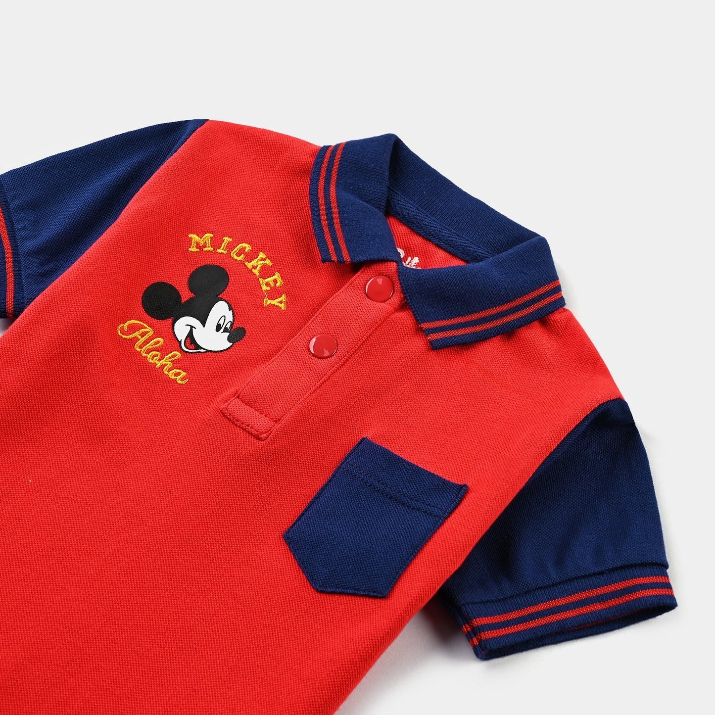 Degrant Studio Infant Boys Jumbo Pique Polo - Degrant Studio